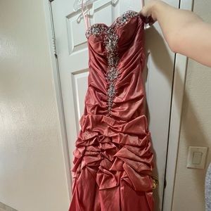 Pretty apricot dress